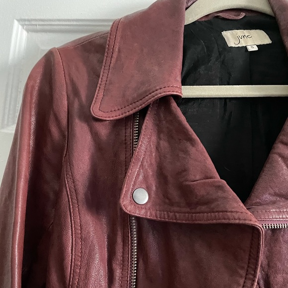 Leather Moto Jacket - Picture 2 of 9